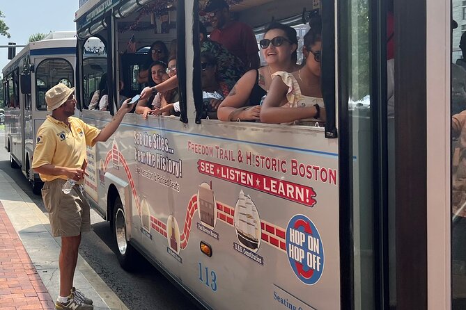 1 or 2 Day HOP-ON & HOP-OFF Narrated Trolley Tour of Boston - Stop 9: South Station, Chinatown, and the waterfront museums