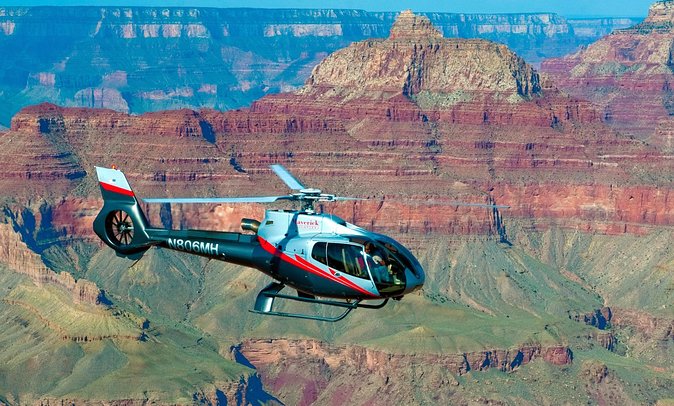 45-minute Helicopter Flight Over the Grand Canyon from Tusayan, Arizona - From Kaibab pines to the canyon rim