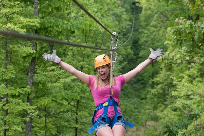 7-Line Zipline Experience in Sevierville - Getting fitted and learning the safety system