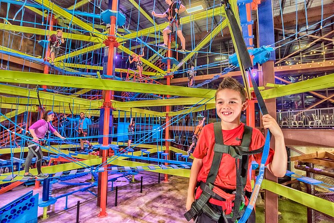 Adventure Ticket to Fritz's in Branson - The ropes course is the main family test