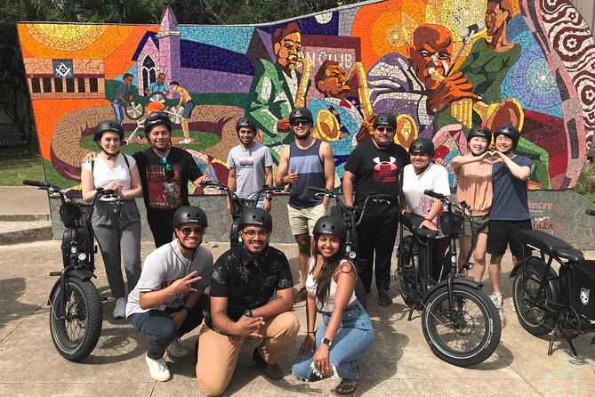 Austin Biker Gang E-Bike Tour - Congress Avenue Bridge and the famous bats