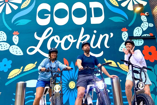 Austin Good Vibes E-Bike Tours - The Capitol, 6th Street, and the food stop