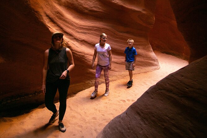 Award Winning UTV Slot Canyon Tour - Lower Red Cave: the longer walk and closer canyon walls