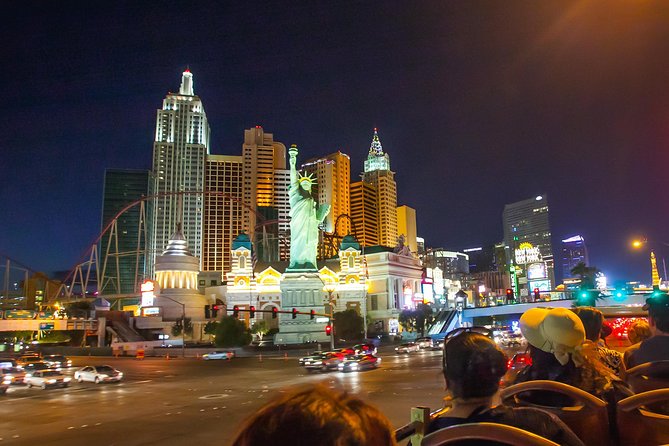 Big Bus Las Vegas: Sightseeing Night Tour by Open-Top Bus - Choosing the 8 PM or 10:15 PM departure