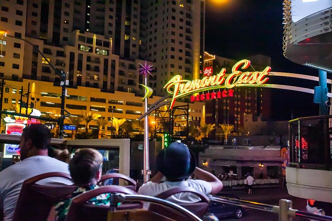Big Bus Las Vegas: Sightseeing Night Tour by Open-Top Bus - Digital commentary instead of a live guide