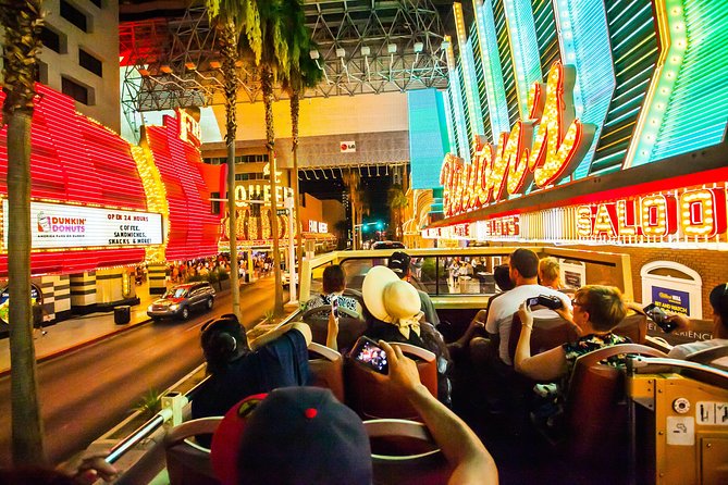 Big Bus Las Vegas: Sightseeing Night Tour by Open-Top Bus - The Bellagio fountains and other light shows