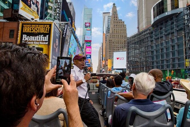Big Bus NYC: Hop-On Hop-Off Sightseeing Tour by Open-top Bus - Riding conditions, commentary, and bus frequency