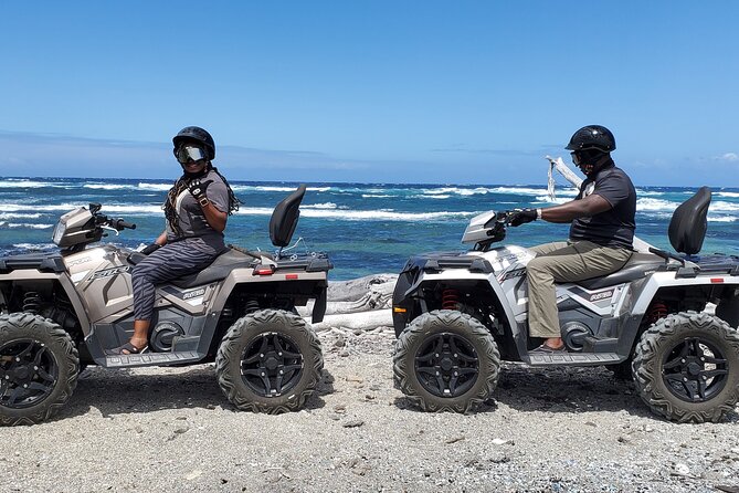 Big Island Southside ATV Tour - Lava flows, old stonework, and the overlook
