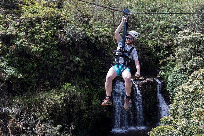 Big Island Zipline Tour Near Akaka Falls (250-ft Waterfall!) - What the 2.5-hour schedule feels like
