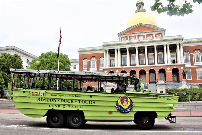 Boston Duck Boat Sightseeing City Tour with Cruise Along Charles River - From the State House to the Old State House