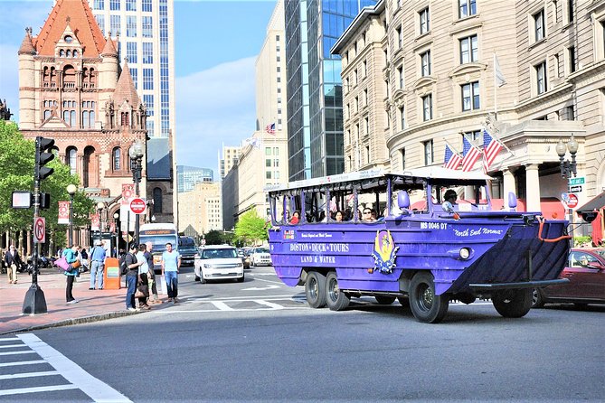 Boston Duck Boat Sightseeing City Tour with Cruise Along Charles River - TD Garden, Bunker Hill, and the modern city