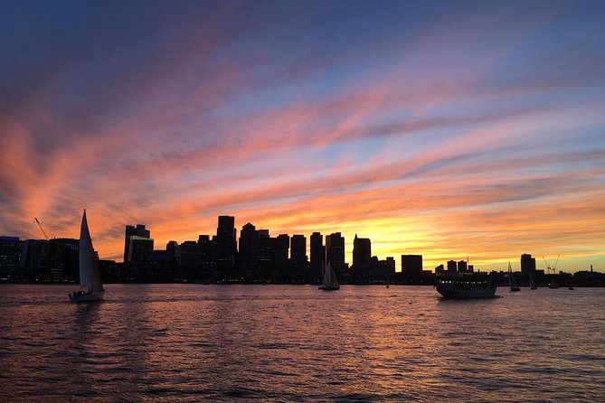 Boston Harbor Sunset Cruise - Old North Church from the water