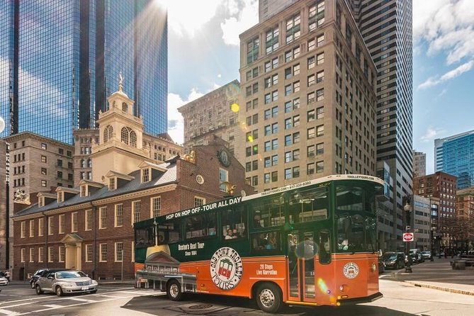 Boston Hop-On Hop-Off Trolley Tour with 13 Stops - Start at 200 Atlantic Avenue by the harbor