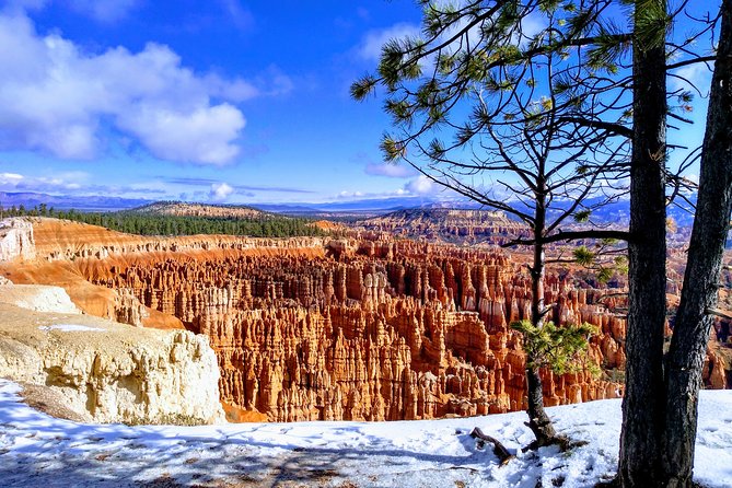 Bryce Canyon & Zion National Park from Las Vegas with Lunch, WiFi - Zion Visitor Center and the canyon walls