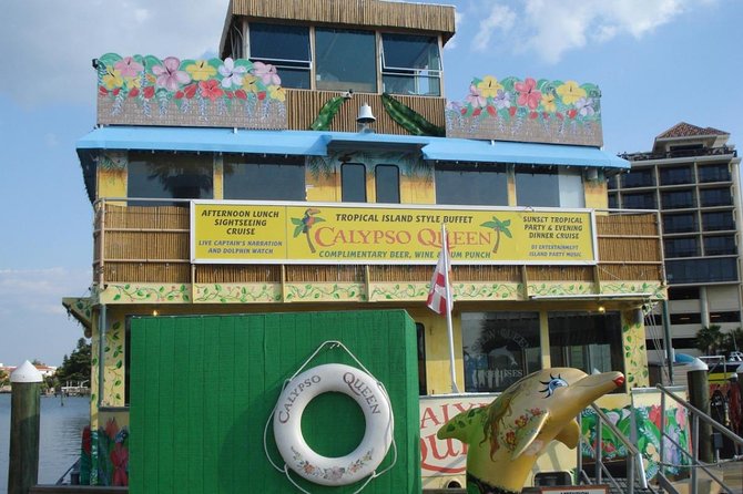 Calypso Queen Tropical Party Buffet Cruise - Captain commentary, crew service, and the sound system