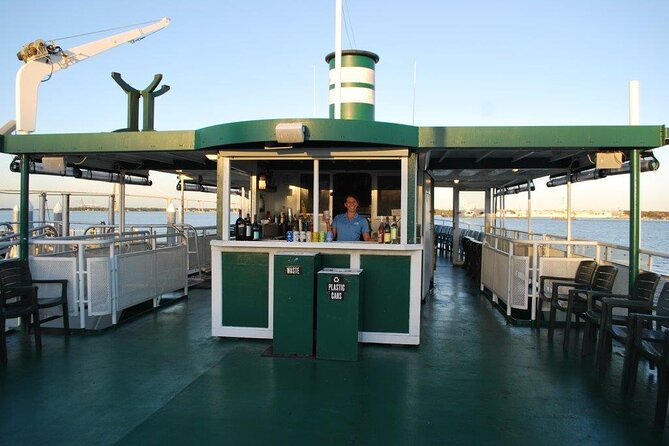 Charleston Harbor History Day-Time or Sunset Boat Cruise - Under the Ravenel Bridge