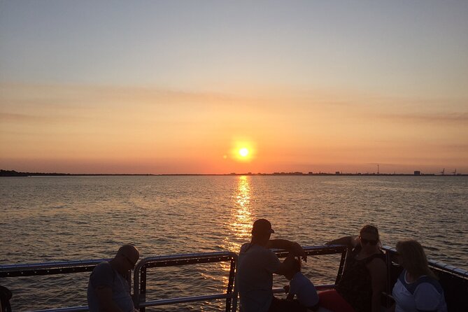 Charleston Harbor Sunset Cruise - Commentary, music, and the tone onboard