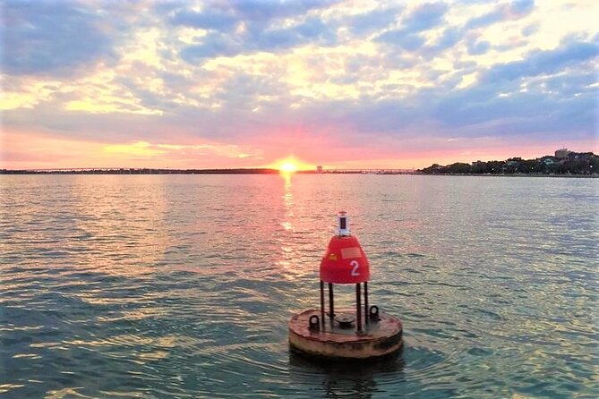 Charleston Harbor Sunset Cruise - The catamaran ride and the view from the deck