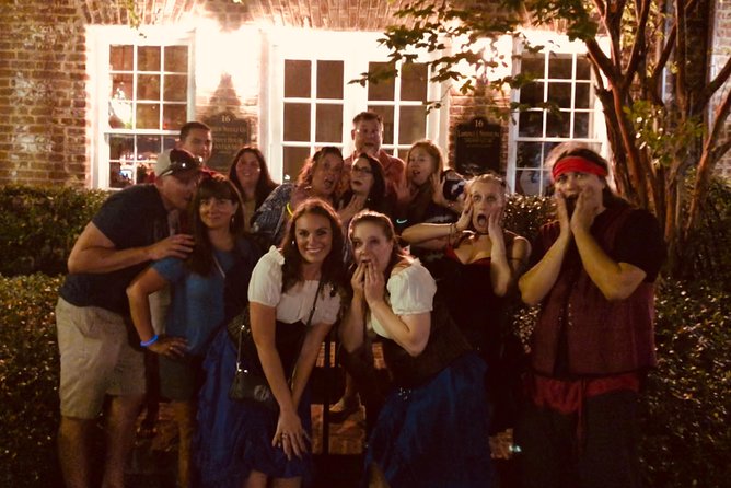 Charleston Haunted Booze and Boos Ghost Walking Tour - City Market on the way to the next drink