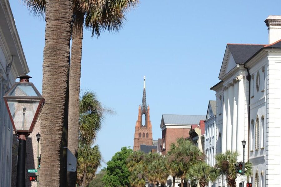 Charleston: Historic City Highlights Guided Bus Tour - Rainbow Row and the old residential streets