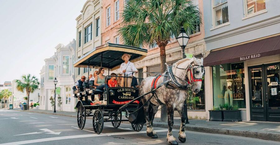 Charleston: Historical Downtown Tour by Horse-drawn Carriage - A route decided by Charleston’s carriage system