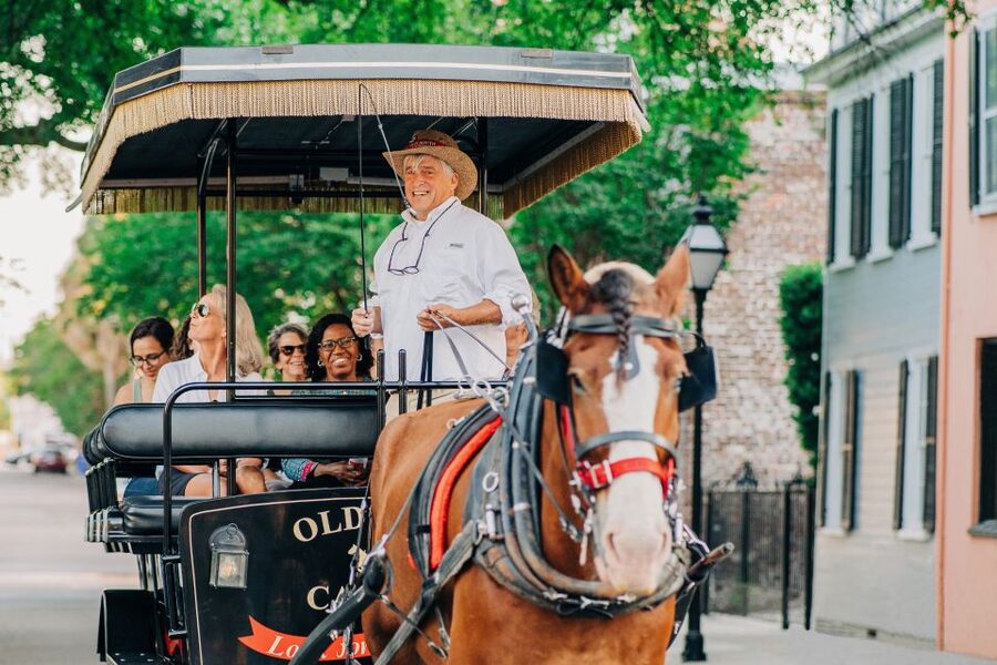 Charleston: Historical Downtown Tour by Horse-drawn Carriage - Checking in at the Old South Carriage Co. stables