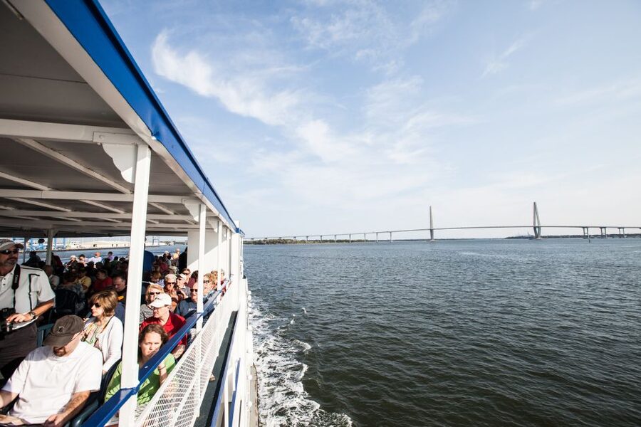 Charleston: Sightseeing Harbor Tour & Dolphin Watch - Departing from Patriots Point or Aquarium Wharf
