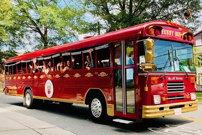 Charlotte FUNNY Historical Comedy City BUS Tour - A comedy bus instead of a standard city tour