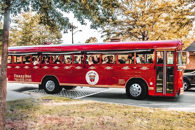 Charlotte FUNNY Historical Comedy City BUS Tour - Uptown sights, sports venues, and skyline views