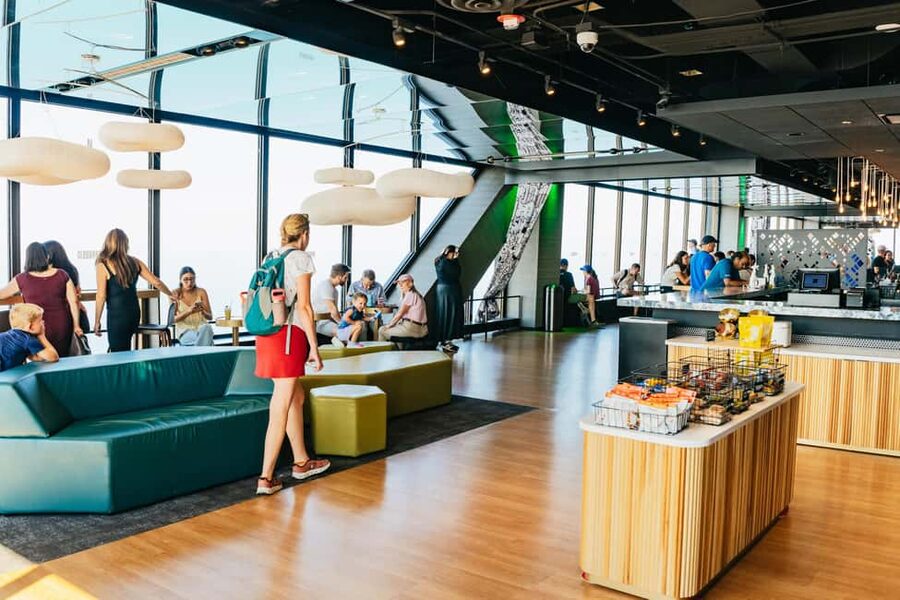Chicago: 360 CHICAGO Observation Deck Ticket - The lower concourse sets the city in context