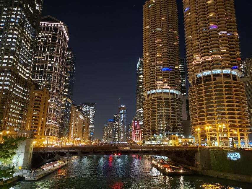 Chicago by Night River and Lake Cruise - The Chicago Harbor Lock is the unexpected highlight