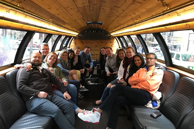 Chicago Craft Brewery Barrel Bus Tour - A barrel on wheels with a Prohibition theme