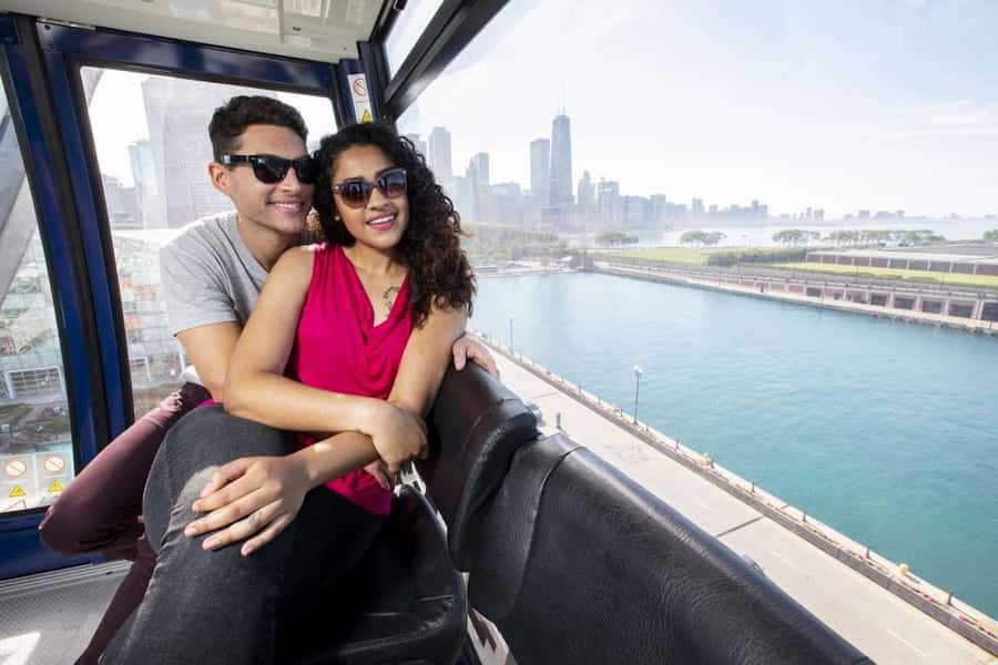 Chicago: Navy Pier Centennial Wheel Ticket - Three revolutions above Chicago