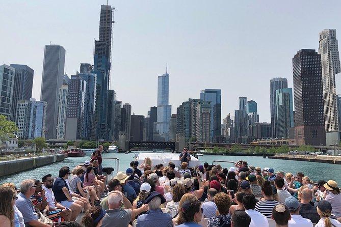 Chicago River 90-Minute Architecture Boat Tour - The Wrigley Building and Chicago’s famous white towers