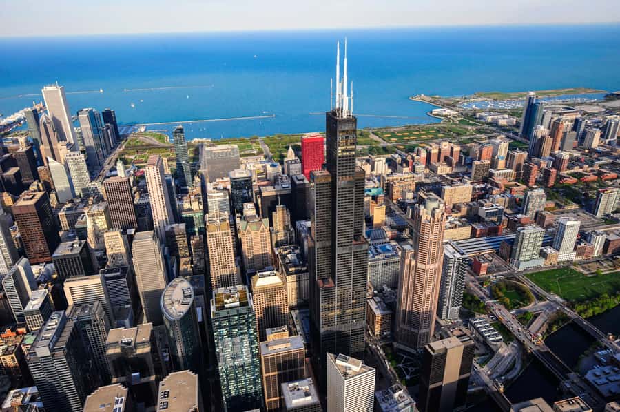 Chicago: Willis Tower Skydeck and The Ledge Ticket - The fast elevator ride to the 103rd floor