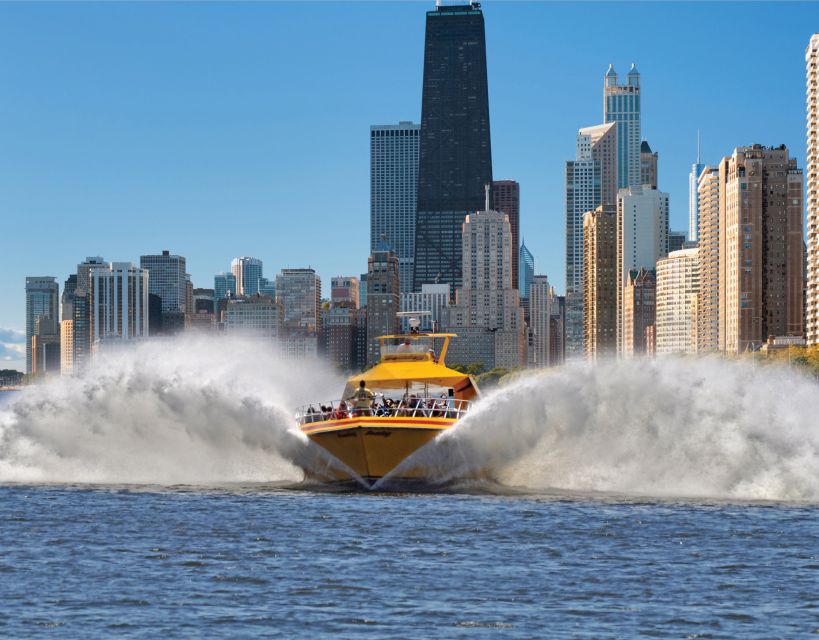City Cruises Chicago: Seadog Lakefront Speedboat Ride - Grant Park and Buckingham Fountain from the water
