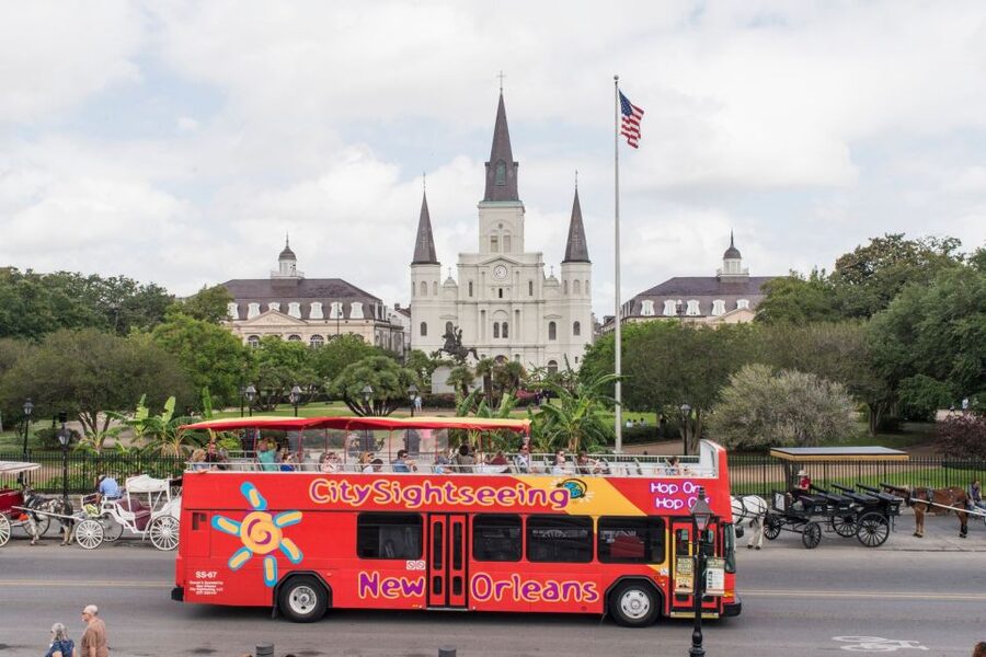 City Sightseeing New Orleans HOHO Bus Tour & Bookable Extras - Ride through Marigny, Bywater, and Tremé