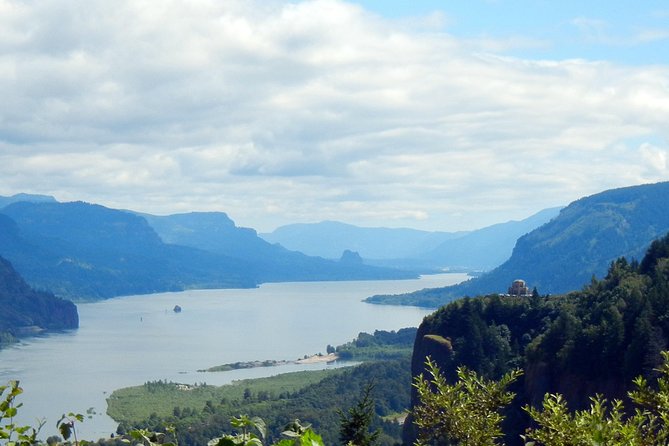 Columbia River Gorge Waterfalls Tour from Portland, OR - Vista House and the 733-foot view