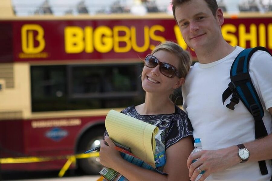 DC: Monuments & Memorials Sunset Tour by Open-top Bus - Arlington National Cemetery and the wider capital