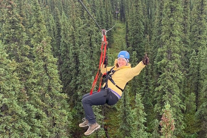 Denali Park Zipline Adventure - Six bridges add real work to the course