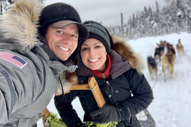 Dog Sledding Adventure in Willow, Alaska - Meeting the team near Wasilla