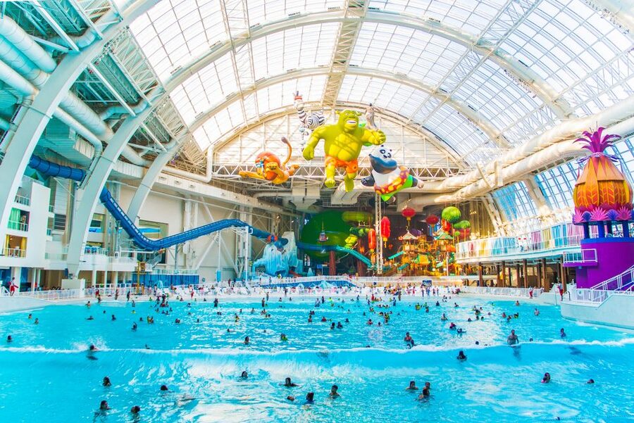 East Rutherford: Dreamworks Indoor Water Park Entry Ticket - Start with the little ones at Kung Fu Panda and Penguins Frozen Fun Zone
