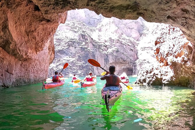 Emerald Cave Express Kayak Tour with Scenic & Historic Stops - Paddling through Black Canyon