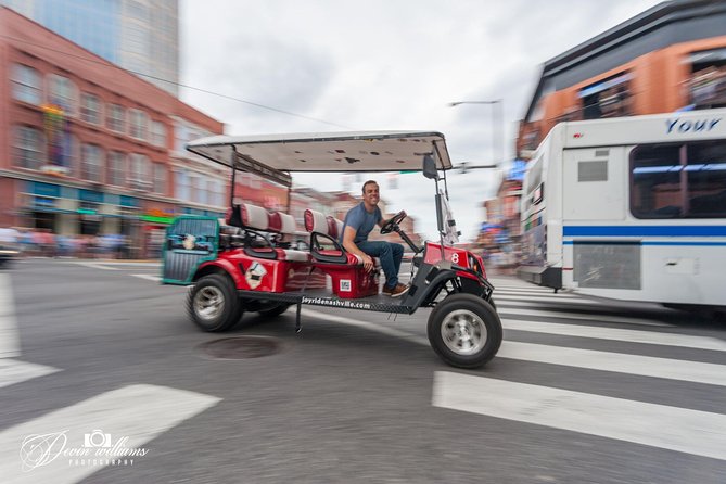 Explore the City of Nashville Sightseeing Tour by Golf Cart - Starting at 833 9th Avenue South