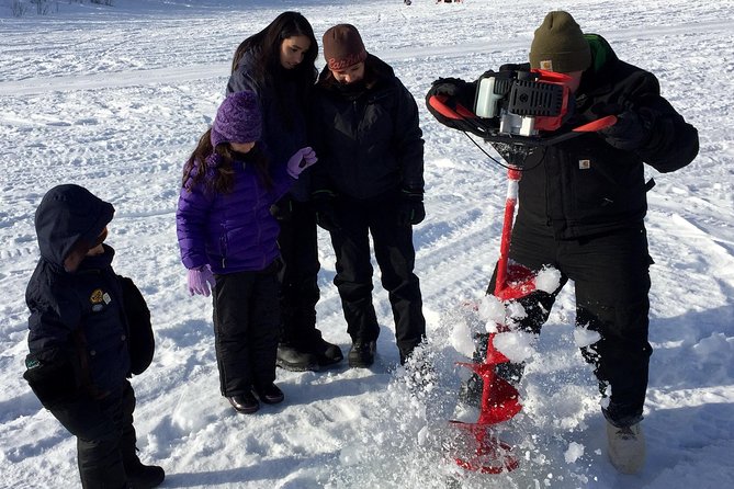 Fairbanks Ice Fishing Expedition in a Heated Cabin with Fish Cookout - Who will enjoy this most