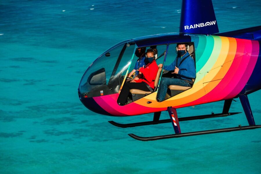 From Honolulu: Oahu 60min Helicopter Tour with Doors Off/On - Waikiki and Diamond Head from the sky