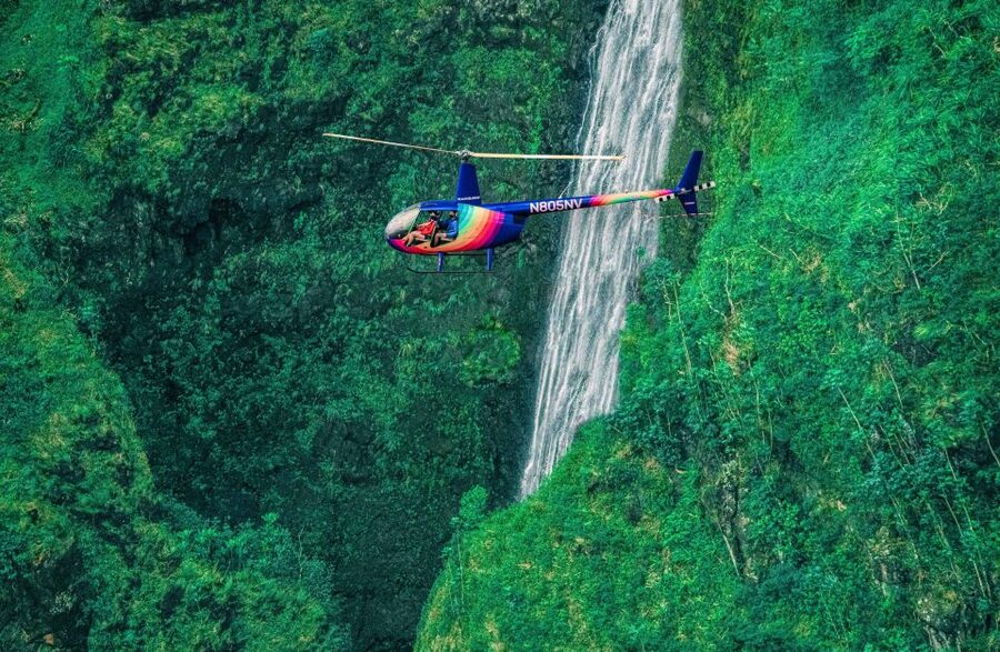 From Honolulu: Oahu 60min Helicopter Tour with Doors Off/On - Sacred Falls and the North Shore