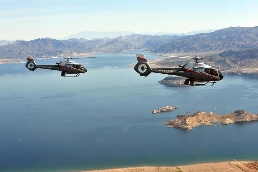 From Las Vegas: Grand Canyon Skywalk Express Helicopter Tour - Leaving Las Vegas by helicopter