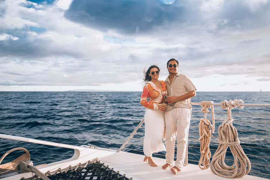 From Ma'alaea: 'Alihilani Sunset Sail Catamaran Tour - Setting out from Ma’alaea Harbor