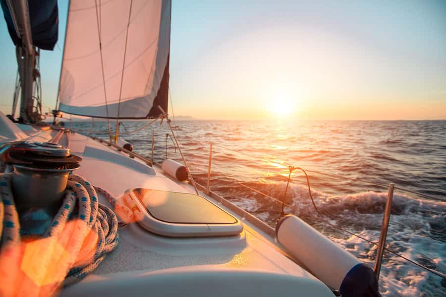 From Ma'alaea: 'Alihilani Sunset Sail Catamaran Tour - Drinks, cold appetizers, and the onboard mood
